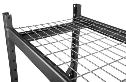 Wen Four-Tier Industrial Steel Storage Rack with Adjustable Shelving and 8000-Pound Capacity (RK7724-4)