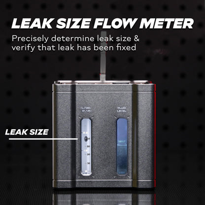 AutoLine Pro Automotive Ventus Smoke Machine Leak Tester EVAP Vacuum - World's #1 Self-Powered Li-Ion Battery Unit - OEM Odorless Fluid Lasts 500 Tests - Built-in Air Compressor - Cone Cap Plugs