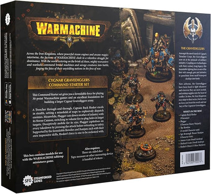 Steamforged Games Warmachine: Cygnar Gravediggers Command Starter