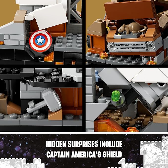 LEGO Marvel Endgame Final Battle 76266 Avengers Model for Build and Display Collectible Playset with 6 Minifigures Including Captain Marvel Idea for Teen Boys Girls and Marvel Fans