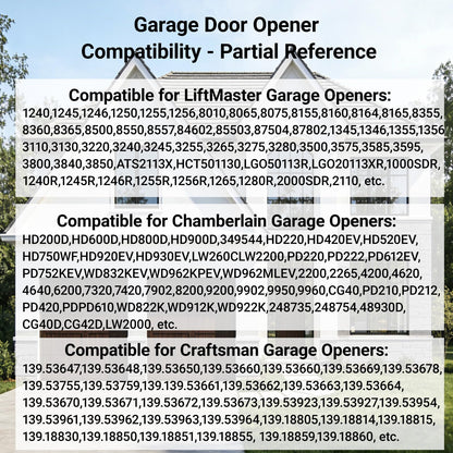 XDTKML Garage Door Opener Keypad Replacement for Liftmaster Chamberlain Craftsman Garage Door Keypad Wireless Keyless Entry with 315/390 MHZ Learn Button Since 1993