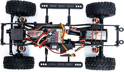 HOBBYPLUS CR18P EVO 2 Rock RC Crawler - 1/18 Scale Mini RC Crawler with Two-Speed Transmission All-Metal Gears Evolved EVO Platform Ready-to-Run Distinctive Styling Convoy Medium Olive Green