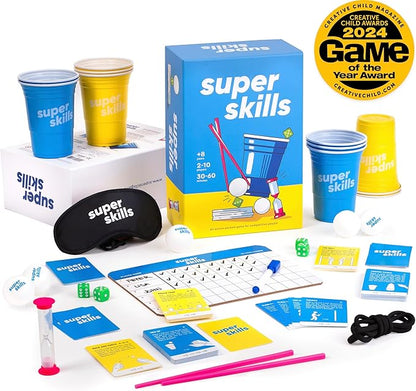Super Skills - Action Game for Competitive People - Beat Your Friends at 120 Challenges - Fun Easter Group Activity for Family Night or Party with Kids Teen