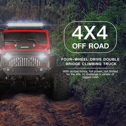 GoolRC WLtoys 104311 RC Car 1/10 Scale 4WD 2.4Ghz Remote Control Car Brushed Motor Off-Road Crawler Car RTR for Kids and Adults