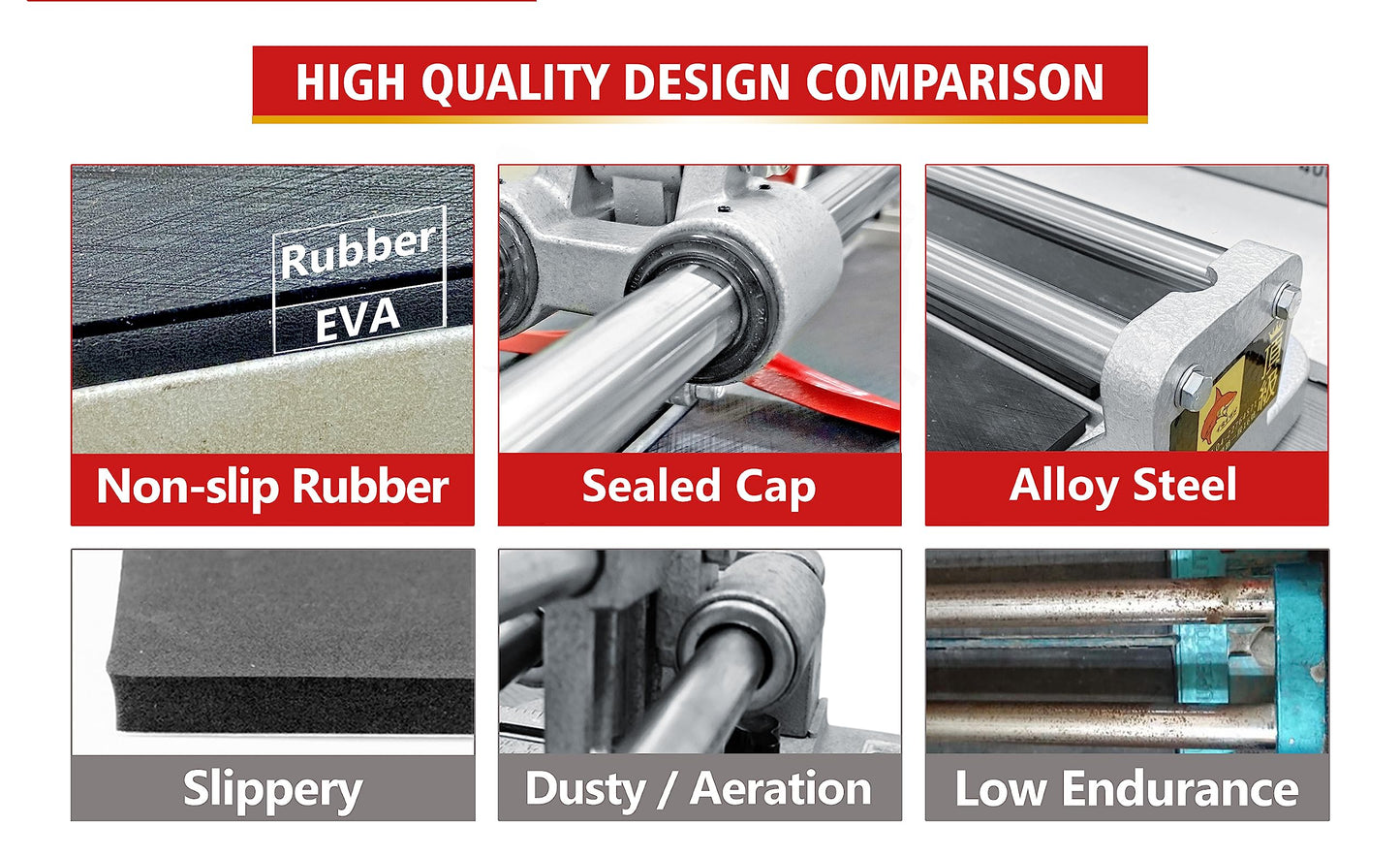 Jin Tool Professional Tile Cutter - 15" (435mm),Taiwan's Top 1 Pro Tile Cutter Brand,Strong Base, Precision Tungsten Carbide Cutting Wheel - Ideal for Porcelain Tiles in Precision Cutting Industry"