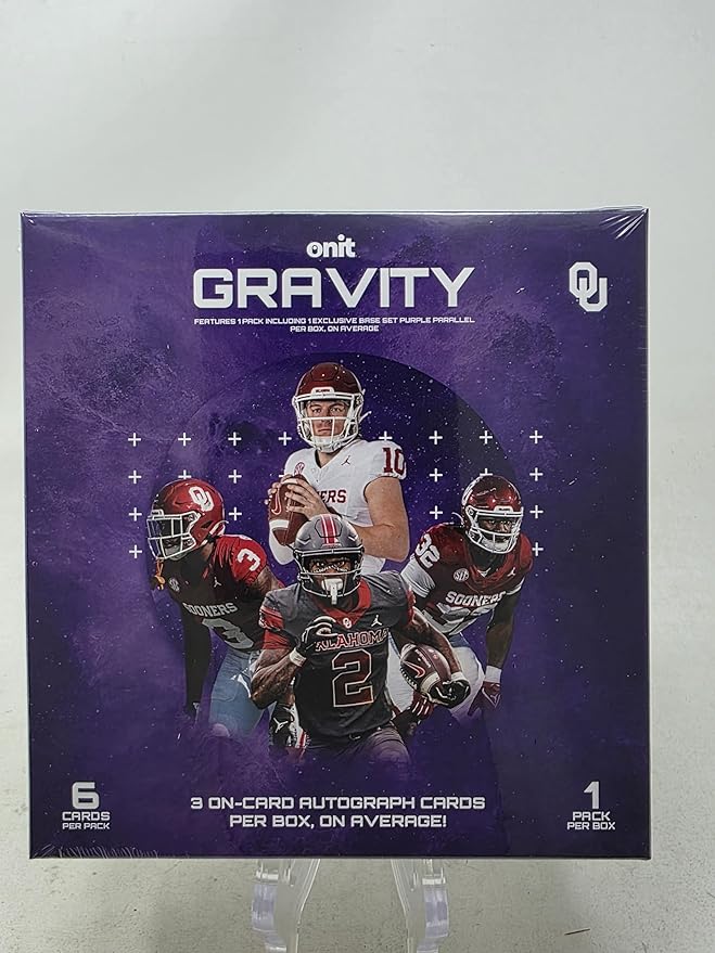 2025 Onit Gravity College Football Card Breaker Edition Box (Oklahoma Sooners)
