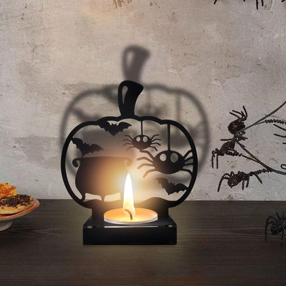 Candle Holders Bulk for Holiday Decor Indoor Outdoor Decorations for Halloween Party Table Kitchen Fireplace Bookshelf Desk Table Seasonal Display
