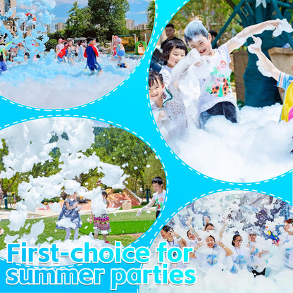 Flowing Foam Machine for Party, Party Foam Machine Without Support, Foam Cannon for Garden, Pool, Indoor, Birthdays, Celebrations, and Backyard Events