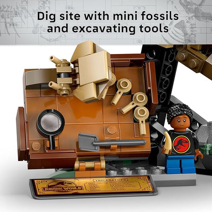 LEGO Jurassic World Dinosaur Fossils Triceratops Skull Toy - Dinosaur Toy Fossil Building Set for Kids Boys and Girls Ages 9+ - Model Display Kit - Gift Idea for Birthdays - 76969