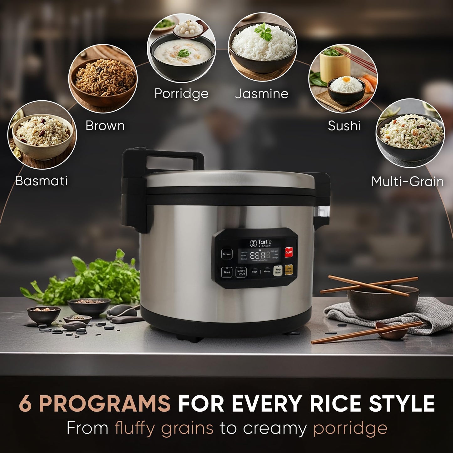 Dual-unit commercial rice cooker bundle
