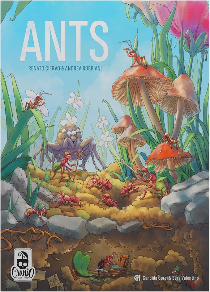 Cranio Creations - Ants - Ants to conquer the garden - 2-4 players 90 minutes - Game for experts - Age 13+ - Italian edition