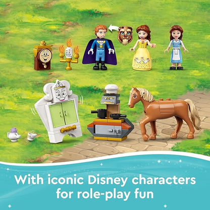 LEGO Disney Belle and The Beast’s Castle 43196 Building Toys from The Beauty and The Beast Movie with Horse Toy Plus Princess &amp Prince Mini Dolls