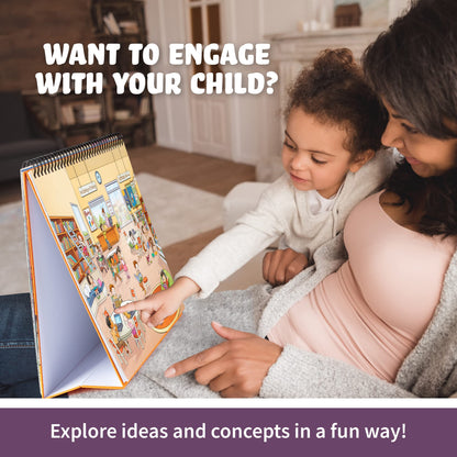 Picture Books and Emotion Cards, Picture SEL Story Cards, Homeschooling, Autism Activities, Educational Busy Book for Emotional Regulation (WH Question & Emotions Book Combo)