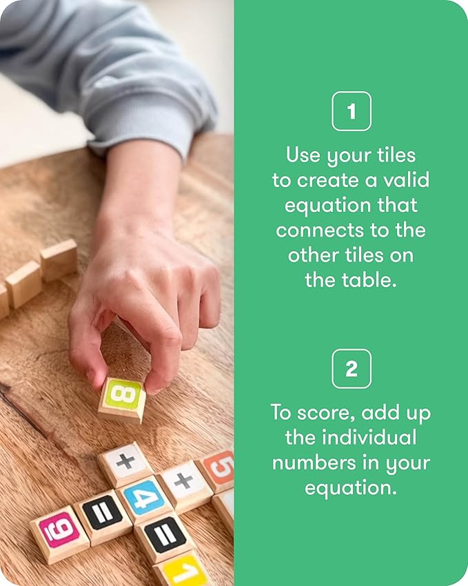 SimplyFun Sumology Math Game - One of The Most Fun Math Games for Kids Ages 8-12 - Practice Addition Subtraction Multiplication and Division - 2 or More Players or Play in Teams!