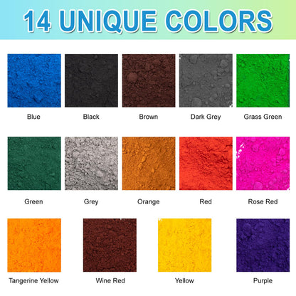 GOODTAKE 10 Pounds Bulk Concrete Pigment, Brown Iron Oxide Pigment Powder, Concrete Cement Dye Color Powder for Pastel Tile Paint Cement Mortar Grout (Brown, 10 Pounds)