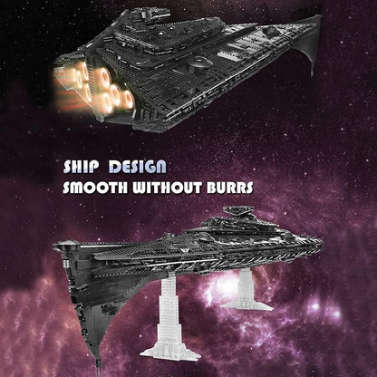 Mould King 21004 Super Star Destroyer Model Eclipse-Class Imperial Star Destroyer Building Toy 10368+Pcs UCS Assembly Awesome Building Kit Large Collection