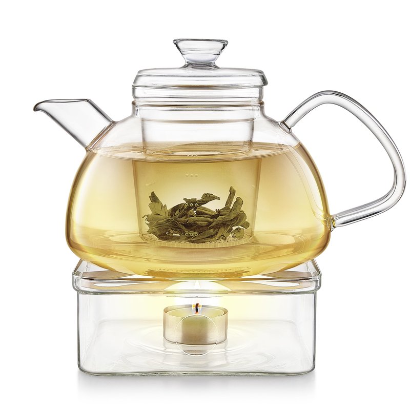 Teabloom Innovative Filtered Borosilicate Glass Teapot With Microdot Whole Leaf Tea Glass Infuser, 40 ounces – A Pure & Immersive Tea Experience – Tea Purist's Choice