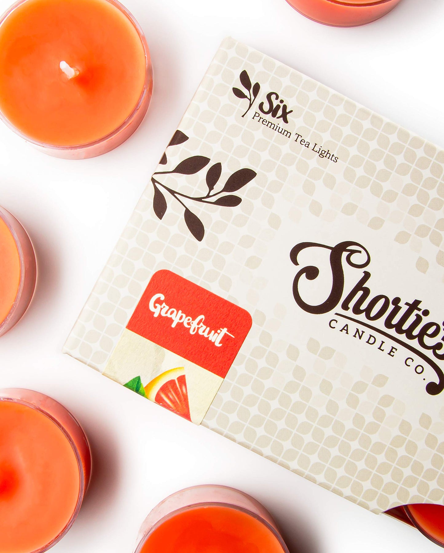 Fruit & Berry Premium Tealight Candles Variety 3 Pack (18 Highly Scented Tea Lights) - Coconut Lime Verbena, Grapefruit, Lemon Blueberry - Made with Natural Fragrance Oils - Fruit & Berry Collection