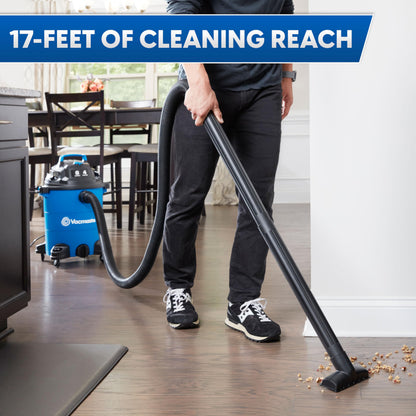 Vacmaster Blue Edition 8-Gallon* 4 Peak HP Wet/Dry Vacuum– VOC809PF