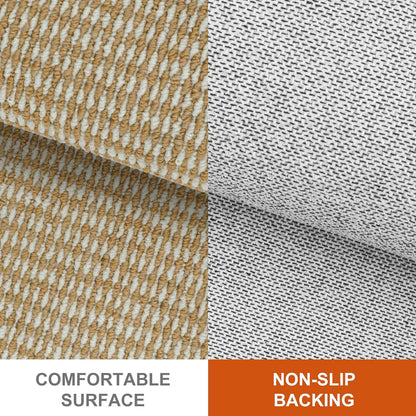 Regine Switzerland Dirt Trapper Door Mat - Non-Slip, Absorbent Indoor Entrance Rug | 20" x 32", Beige White