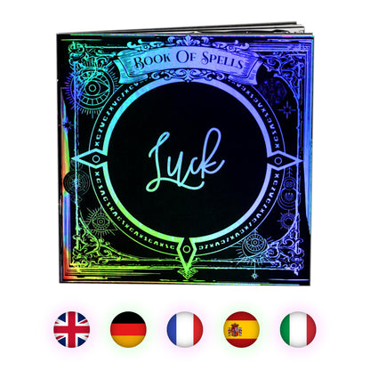 Naturally Wicked Spellbinding Luck Candle with Crystal, Wood Wick & Gift Box