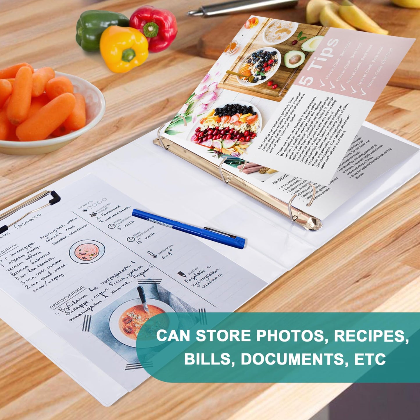 Monster Truck Black Round Ring Binders 1.5 Inch Racing Cars 3 Ring Clipboard Binder for Office School Work Supplies File Folder 200 Sheet Capacity