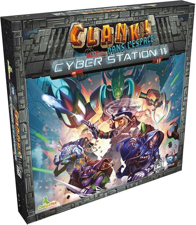 Renegade Game Studios - Clank ! Dans l’Espace ! Extension Cyber Station 11 - Jeu de Deck Building Exploration et Prise de Risque - 2 à 4 joueurs - 12+