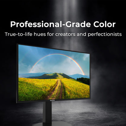 Deco Gear 27 QHD OLED Gaming Monitor | 280Hz 0.03ms Response, HDR400, Adaptive Sync, 99% sRGB, 1.5M:1 Contrast, Borderless Design, Height Adjustable Stand, HDMI 2.1, DisplayPort 1.4
