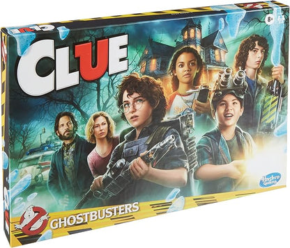 Hasbro Gaming Clue: Ghostbusters Edition Game Cooperative Board Game for Kids Ages 8 and Up Players Can Team Up to Battle Ghosts