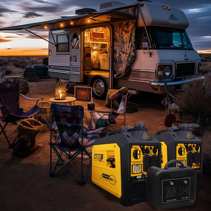 Aceup Energy 4000 Watt Inverter Generator Portable 149cc, Gas Powered Generator Quiet for Home, RV-Ready, EPA Compliant