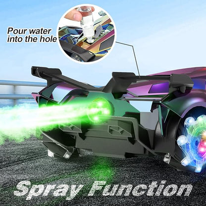 SASBSC Lamb Remote Control Car for Boys 4-7 8-12 Drift Rc Cars with 360° Rotation Spray Music &amp Lights 1:12 Rechargeable Rc Car Toys 10-12km/h Sport Race Toy Cars Gifts for Kids (Multi-Color)