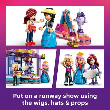 LEGO Friends Heartlake City Fashion Show Building Toy for Girls &amp Boys - Pretend Play Set for Kids Ages 7+ - W/Paisley Liann &amp Nova Minidolls &amp Accessories - Gift Idea for Birthdays - 42