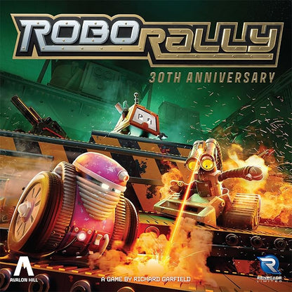 Renegade Game Studios Robo Rally Board Game 30th Anniversary Edition - Deluxe Strategy Game with Premium Components Eight Players