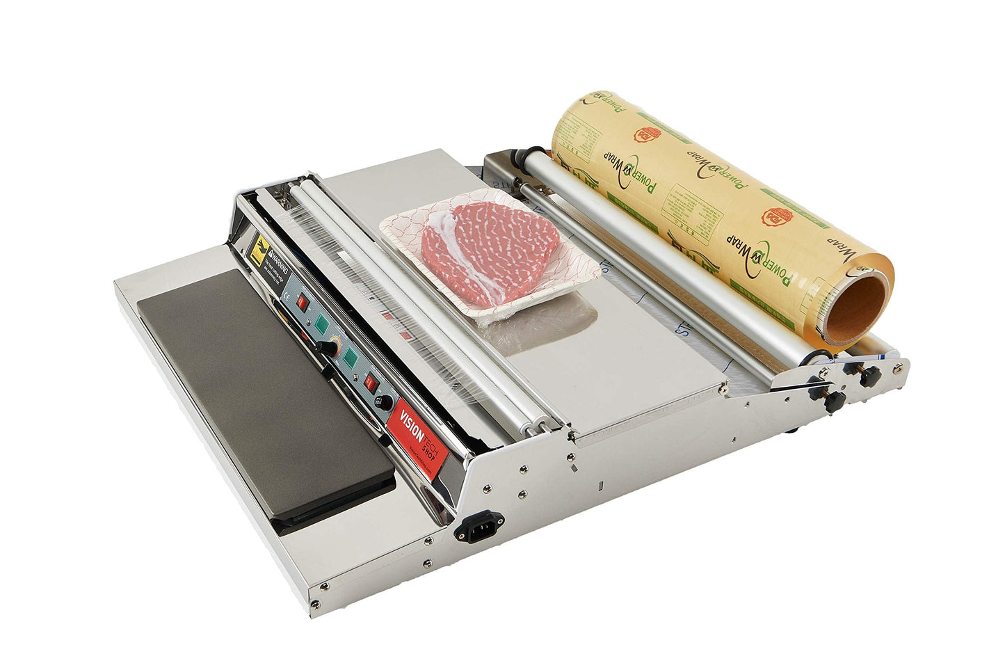 VisionTechShop VTH-500, 20 Inch / 500 mm Hand Wrapping Machine Film Wrapper for Food Packaging, Large Tray, MADE IN KOREA