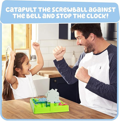 TOMY Bluey Screwball Scramble Marble Maze - Beat-The-Clock Obstacle Course &amp Marble Run - Skill &amp Dexterity Challenge - 1–4 Players - Ages 5+