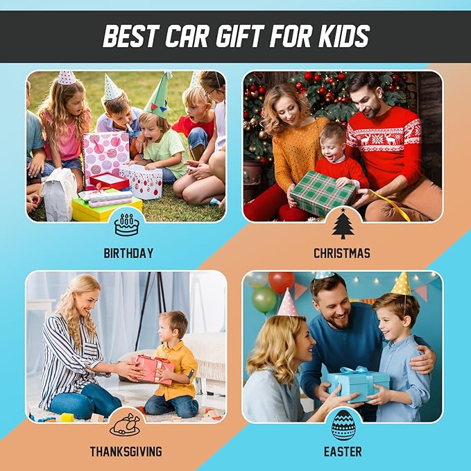 Gesture Sensing RC Stunt Car for Boys 8-12 - Gifts Toy for Kids4WD Remote Control 360° RotatingTransform Hand ControlledBirthday Presents for Boy Age 8 9 10 11 12(Sky Blue)
