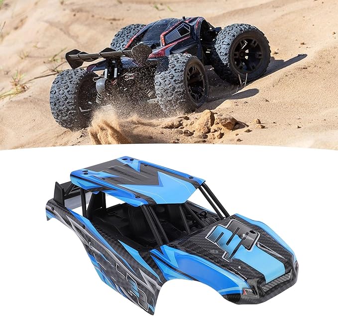 Alomejor 1/18 RC Car Body PVC Material Blue for Haiboxing 18859 18858 Stylish &amp Cool Design Easy Installation