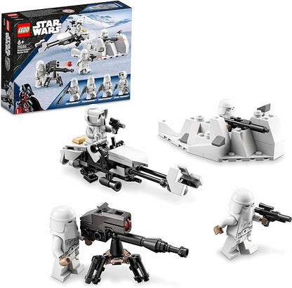 LEGO 75320 Star Wars Snowtrooper Battle Pack Collector Set with 4 Figures Blaster and Toy for Children Aged 6 Years +