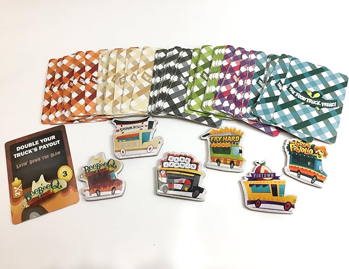 Truck Off: The Food Truck Frenzy - 2-6 Players - Spicy Board Game for Family Gamenight