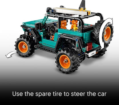 LEGO Technic Jeep Wrangler Rubicon SUV - Building Toy for Boys &amp Girls Ages 10+ - Model Car Kit with Detailed Features - Display Set for Bedroom Decor - Gift for Birthdays - 42227