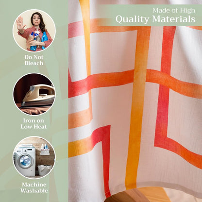 Maison d' Hermine Table Cloth Round Table 100% Cotton 69 Round Inches Tablecloth Reusable Decorative for Dining Kitchen Room Farmhouse Home Gifts for Mothers Day Spring Summer - Summer Maze