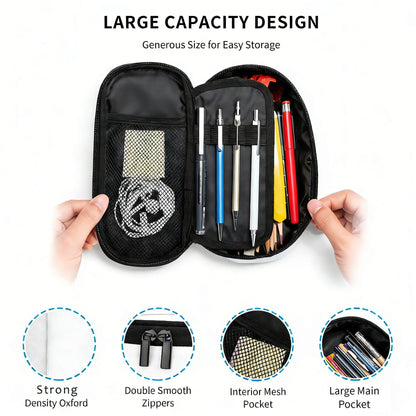 Droerfes Brick Pencil Case Pencil Pouch Large Capacity Pen Bag School Office Organizer Stationery Storage Box For Girls Boys Teen Kids