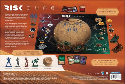 Risk: Dune Strategy Board Game for Dune Fans War Game Based on the Dune Movie Franchise Official Dune Merchandise &amp Collectible Ages 10 &amp Up 2 or 4 Players 60+ Minutes Play Time