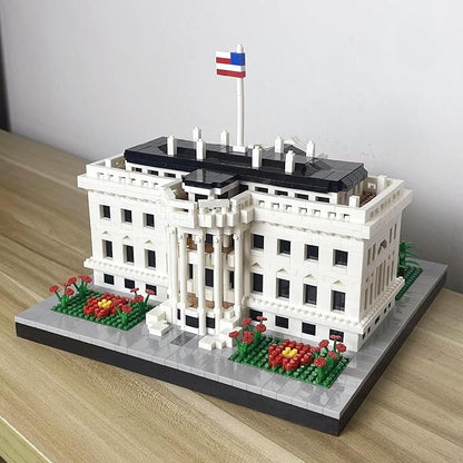 US White House Micro Mini Building Blocks Toys for Adult Perfect Replica Educational Fun Display-Worthy Masterpiece