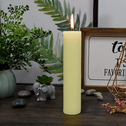 2 x 9 Ivory Pillar Candle