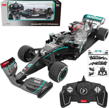 BEZGAR Mercedes-Benz F1 W11 Licensed 1:18 Remote Control Car - 2.4GHz RC Race Car with Authentic LiveryOfficially Licensed F1 for Kids &amp Collectors