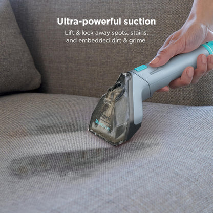 Shark StainStriker | Portable Carpet, Upholstery & Area Rug Cleaner | 4 Tools | Bonus Full-Size Solutions | Powerful Stain & Odor Remover | Deep Clean & OXY Solutions | Blue | PX202BRN