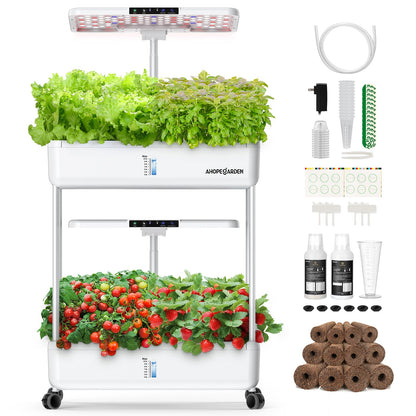 Hydroponics Growing System Indoor Garden with 167pcs Seed Compatible