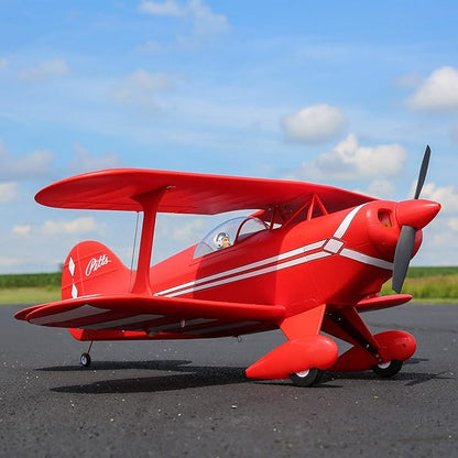 E-flite RC Airplane Pitts S-1S BNF Basic Transmitter Battery and Charger not Included with AS3X and Safe Select 850mm EFL35500