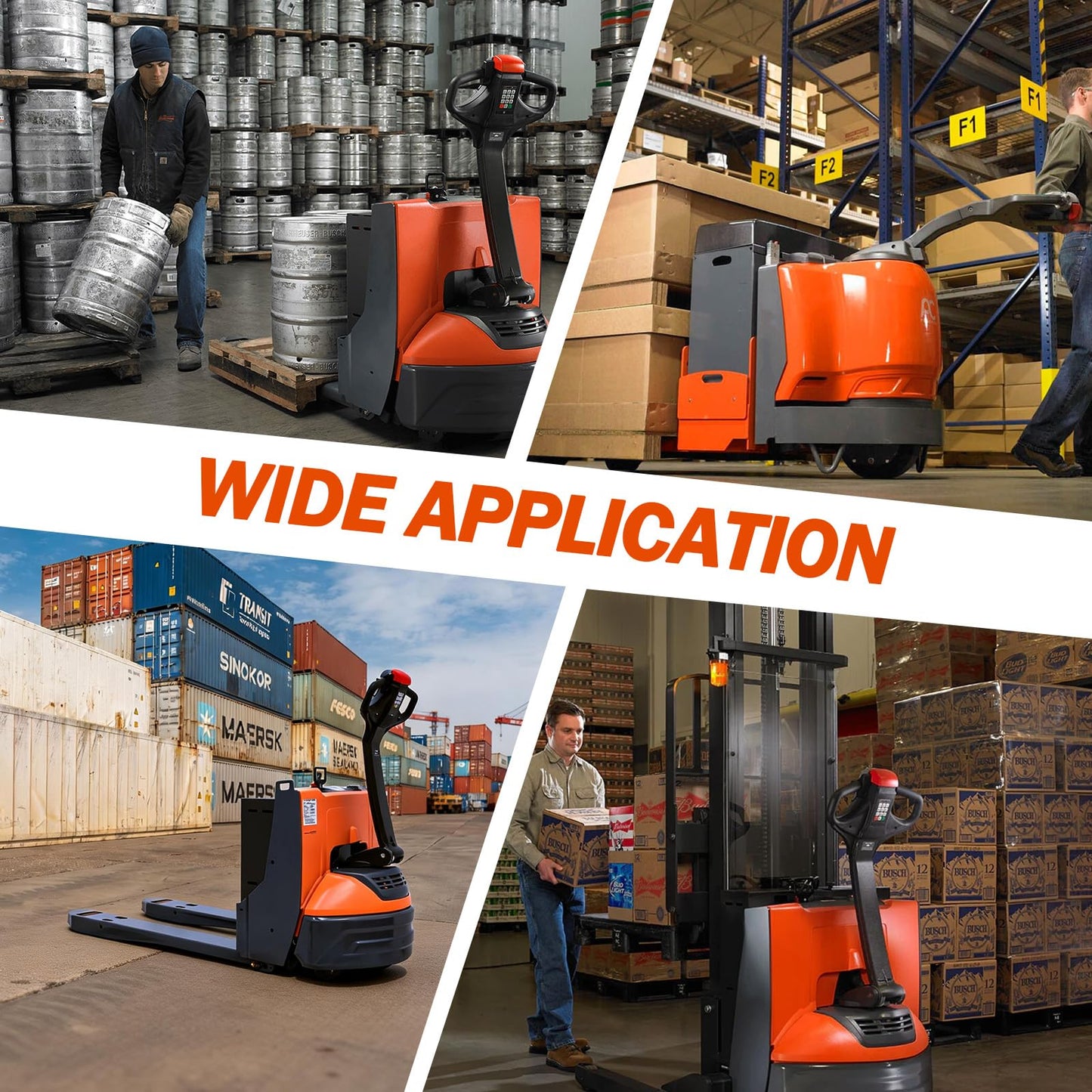 SHUNTALL Load Wheel Compatible with Toyota Model Electric Pallet Jack Lift Truck 8HBW23 2Pcs
